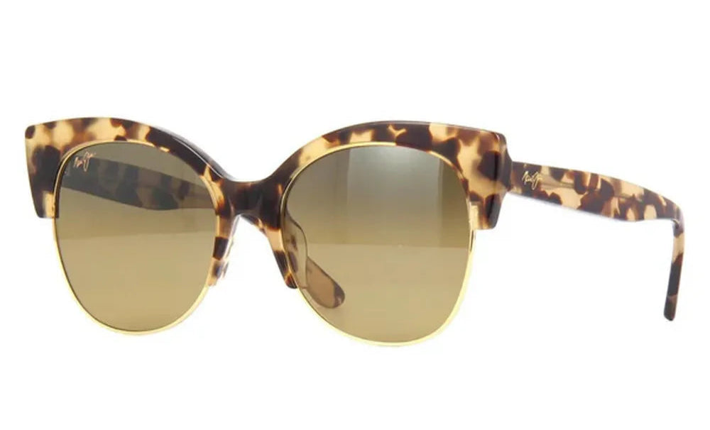 Maui Jim Mariposa 817 Cat Eye Polarized Sunglasses with Gold Trim Maui Jim / Mariposa 817 / MJRX Tortoise with Gold / MJRX  main image 2